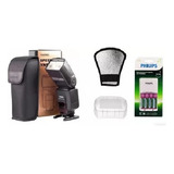 Flash Yongnuo Yn 565 Exiii Canon carregad rebatedor difusor