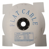 Flat Cable 10 Vias 1 27mm 28awg Cinza Rolo C 76 5mts