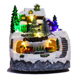 Flats Villas De Natal Led Com Brilho De Decoração De Resina