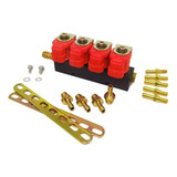 Flauta Bico Injetor Gnv Valtek 5 Geração Universal Mp48 Red