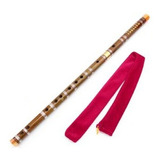 Flauta Chinesa Dizi Transversal Bambu 2 Partes G Sol