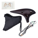 Flauta Clássica Dolomita Ocarina Craft De 12 Furos Alto C Sh