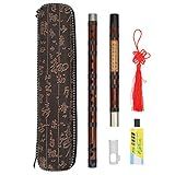 Flauta De Bambu Amarga Dizi D Key Com Corpo De Letras Conjunto De Flauta De Bambu Com Membrana E Protetor Instrumento De Sopro Tradicional Chinês Para Iniciantes