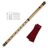 Flauta De Bambu Japonesa Com Linhas Pretas Instrumento Musical De Bambu Feito à Mão De 7 8 Hon 7 Hon