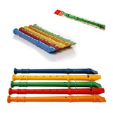 Flauta Doce Brinquedo Kit 10 Un