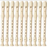 Flauta Doce Germanica Yamaha Soprano Yrs 23 G Kit 10 Flautas