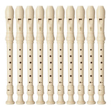 Flauta Doce Germanica Yamaha Soprano Yrs 23 Kit 10 Flautas
