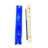 Flauta Doce Soprano Barroca Estudante Escola Spring Sg flb