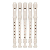 Flauta Doce Soprano Germânica Kit Com 5 Unidades