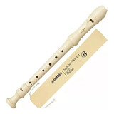 Flauta Doce Yamaha Barroca Yrs24b Soprano Original C Capa