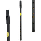 Flauta Irlandesa Celta Feadóg Tin Irish Whistle Re D Preta