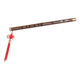 Flauta Tradicional Preta Profissional Feita À Mão Em Bamb