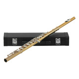 Flauta Transversal Slade Dourada C