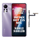 Flex Teclas Botão Power E Volume Infinix Hot 11s Nfc X6812b