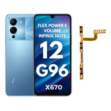 Flex Teclas Botão Power E Volume Infinix Note 12 G96 X670