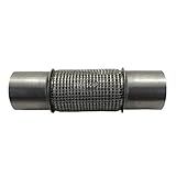 Flexível De Escape Em Inox Para Fiat Uno Tempra 1 3 4 Pol