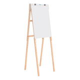 Flip Chart Quadro Branco 1x1 Metro Serve Para Folha E Caneta