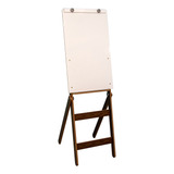 Flip Chart Quadro Branco Fit 54x90cm De Madeira Mdf