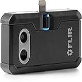 FLIR Câmera De Imagem Térmica De Grau Profissional One Pro Lt Para Smartphones Resolução Térmica De 80X60 Resolução Visual De 1440X1080 Conector Ajustável De Até 4 Mm Aplicativo De Trabalho Pesado