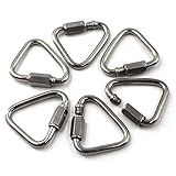 Flomore Delta Quick Link 304 Mosquetão De Aço Inoxidável Triangular De Corrente De Ligação Rápida M6