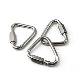 Flomore Delta Quick Link 304 Mosquetão De Aço Inoxidável Triangular De Corrente De Ligação Rápida M8