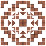 FloorPops 61 Cm X 152 Cm Terracotta Matias Ladrilhos De Piso