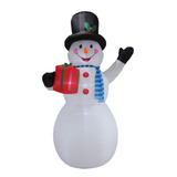 Flor De Boneco De Neve De Natal Inflável De 3 6 Mm Com Luz E