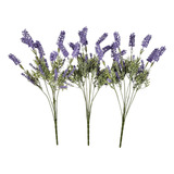 Flor Lavanda Lilás 46x10cm Buquê Planta