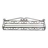 Floreira Externa Jardim De Ferro metal Preto 40cm Liquidação