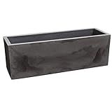 Floreira FLAT 77 Preto Ardosia