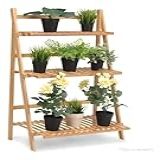 Floreira Multiuso Tripla De Madeira Pinus Para Jardim