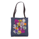 Flores Da Noruega Word Art Bolsa Orgulho Norueguês