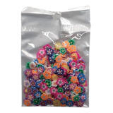 Florzinhas Fimo Fatiado P Slime Unha Laços Artes Frutinhas