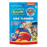 Flosser Fio Dental Infantil Gum C 40 Patrulha Canina goma 