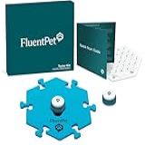 FluentPet Kit De Testador De Sistema HexTiles   Placa De Som Para Adestramento De Cães   2 Botões De Som Falante Com 6 Baterias Pré Instaladas   2 Peças Hexagonais Compactas E Macias   Botões De Som Personalizáveis