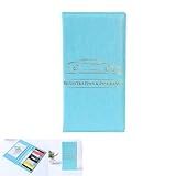Fluher 1 Porta Cartão De Registro De Carro E Seguro Capa Protetora De Couro De Dados De Seguro De Documentos Importantes Porta Cartões De Visita Universal Para A Maioria Dos Acessórios De Carro 