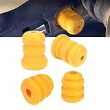 Fluher Pack 4 Amortecedores Dianteiros E Traseiros Do Carro Substituição Da Almofada Amortecedora Do Braço De Controle 15153958 15039397 Almofada De Borracha Para Suspensão Inferior Dianteira