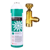 Fluido Refrigerante R22 1kg C Valvula Perfuradora Ar Cond