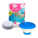 Flutuador Clorador Para Piscina Com 10 Pastilha De Cloro