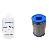 Fluxo Solda No Clean 500ml Implastec Solda 250g 1mm Cobix