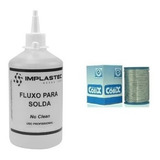 Fluxo Solda No Clean 500ml Solda Cobix 1mm 250g 60x40
