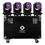 Fly Case Moving Aura Borda Led 19x15w Rgbw Cmy Beam Wash