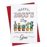 FLYAB Cartão De Dia Do Chefe Para Mulheres Homens Feliz Dia Do Chefe Cartão De Presente Para Chefe Do Empregado Nacional Cartão De Dia Do Chefe Com Envelope Cartão De Agradecimento De Aniversário De