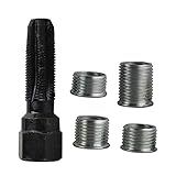 FLYPIG Ferramenta De Reparo De Vela De Ignição De Aço Carbono M14 X 1 25 Kit De Inserções De Alargador De Torneira Kit De Reparo De Rosca De Vela De Ignição De 14 Mm