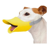 Focinheira Bico De Pato Em Silicone Cachorro Confortável Cão Tamanho M