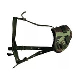 Focinheira Couro Legítimo Para Cães Camuflado Regulável N 4