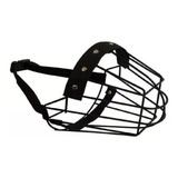 Focinheira De Ferro Para Cães Cachorro Porte Extra Grande N7 Cor Preto