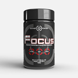 Focus Mental Performance Nootropic Brain Up Booster 60 Caps Gamer Power Nutrition Suplemento Nootrópico