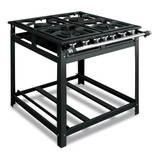 Fogão 4 Bocas 2 Qs 2qd Industrial 30x30 Baixa Pressão Top