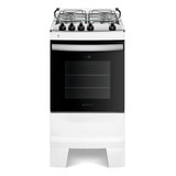 Fogão 4 Bocas A Gás Branco Com Mesa De Inox Atlas Agile Up Bivolt 110 220v